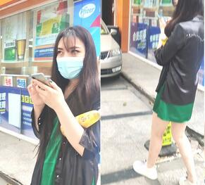 震惊！路边抄底顶级美女竟然发现没穿内裤 一路跟踪tp她