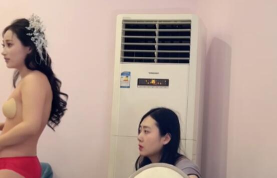 ❤️抖音【新娘】化妆间 婚房 写真 走光露点合集
